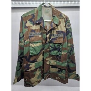 U.S. Army Field Jacket Coat Woodland Camouflage Pattern Military Small Short